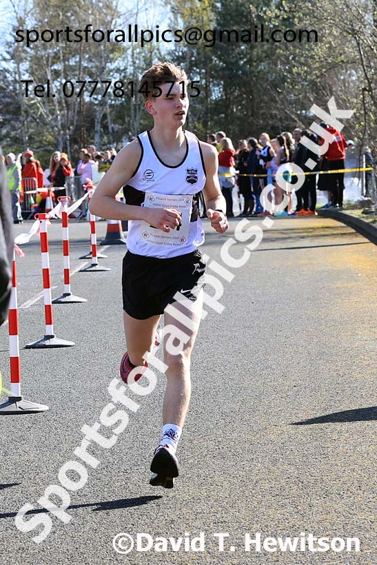 Boys and Girls Under-15s 2024 Elswick Harriers Good Friday Relays, Newburn, Newcastle Upon Tyne  Photo: David T. Hewitson/Sports for All Pics